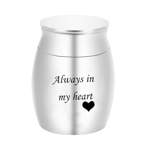 szvbofueck Small Aluminum Keepsake Choose from Colors Sharing Personal for Pet Or Human In Your Heart Blue Haustierbedarf Plus Geschenkkarte (Silver, One Size) von szvbofueck
