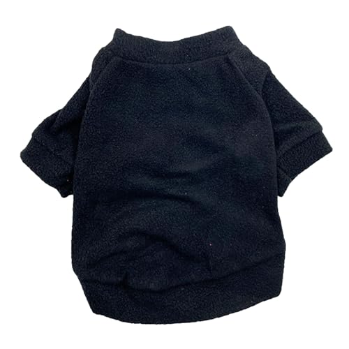 szvbofueck Small Dogs Puppy Sweatshirts Fleece Doggie Sweaters Winter Dog Clothes Female Boy Girl Pet Cat Pup Warm Clothing Outfit Hundesport Zubehör (A, One Size) von szvbofueck