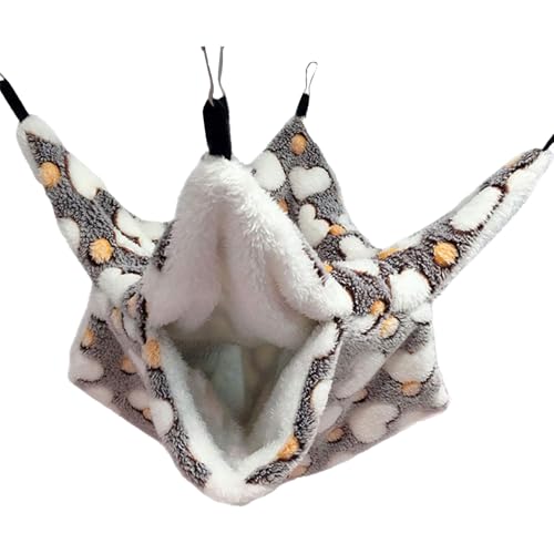 szvbofueck Small Pet Cage Bunkbed Sugar Glider Cage Accessories Bedding Warm for Parrot Ferret Squirrel Hamster Playing Sleeping S, Um Eichhörnchen Fernzuhalten, Um Am Zaun Zu Hängen (Grey, One Size) szvbofueck Small Pet Cage Bunkbed Sugar Glider Cage Accessories Bedding Warm for Parrot Ferret Squirrel Hamster Playing Sleeping S, Um Eichhörnchen Fernzuhalten, Um Am Zaun Zu Hängen (Grey, One Size) von szvbofueck