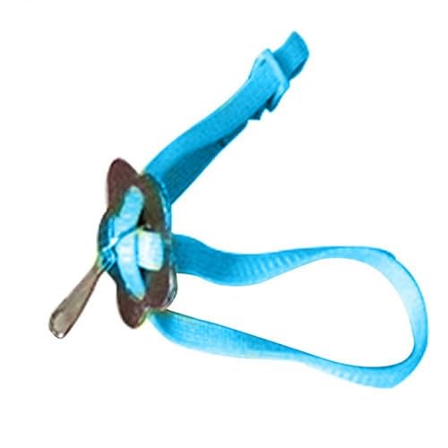 szvbofueck Verstellbare Geschirr Leine Für Und Andere Tiere Frettchen Kaninchen Hund Katze Segeltau Leinen Hund (Blue, One Size) von szvbofueck
