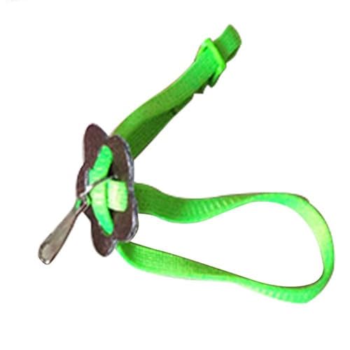 szvbofueck Verstellbare Geschirr Leine Für Und Andere Tiere Frettchen Kaninchen Hund Katze Segeltau Leinen Hund (Green, One Size) von szvbofueck
