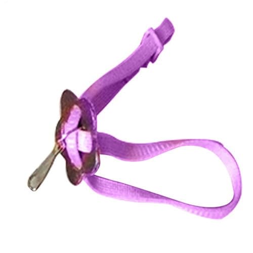 szvbofueck Verstellbare Geschirr Leine Für Und Andere Tiere Frettchen Kaninchen Hund Katze Segeltau Leinen Hund (Purple, One Size) von szvbofueck