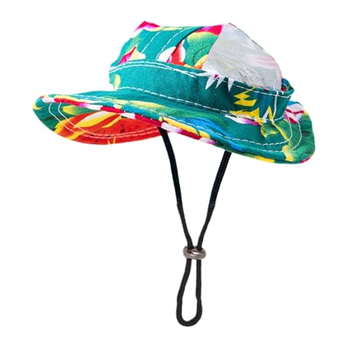 szvbofueck Verstellbarer Sonnenhut für Hunde mit Ohrlöchern, leicht, für Hunde (Größen S/M/L) Elektro Halsband Hund Grundstück (Mint Green, S) von szvbofueck