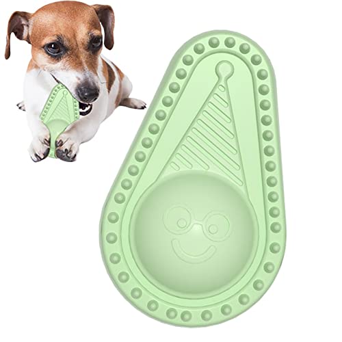 tacery Beißspielzeug für Welpen, Welpen-Zahnreinigungs-Kauspielzeug, Interaktives, sicheres Hundezahnspielzeug in Avocadofor für kleine Hunde, fördert Positive Kaugewohnheiten von tacery