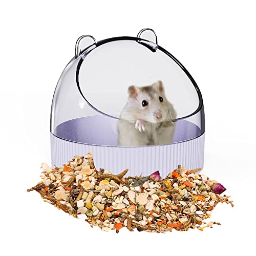 Tafit Niedliche Hamster-Futterschale für kleine Tiere, Futterschale, syrische Zwerghamster, Meerschweinchen, Igel, Rennmäuse, Ratten, Anti-Verschütten, Futternapf, Violett Tafit Niedliche Hamster-Futterschale für kleine Tiere, Futterschale, syrische Zwerghamster, Meerschweinchen, Igel, Rennmäuse, Ratten, Anti-Verschütten, Futternapf, Violett von tafit