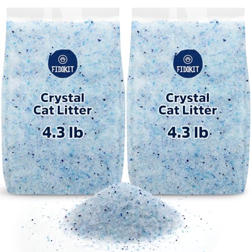 Kristall-Katzenstreu, überlegene Katzenstreu Kristalle zur Geruchskontrolle, perfekt für ScoopFree Katzentoiletten, 2 Beutel Kristallstreu je 2 kg, insgesamt 3,9 kg Kristall-Katzenstreu, überlegene Katzenstreu Kristalle zur Geruchskontrolle, perfekt für ScoopFree Katzentoiletten, 2 Beutel Kristallstreu je 2 kg, insgesamt 3,9 kg von taktick