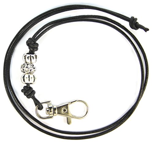 tameho Pfeifenband für Hundepfeifen - Leder mit dekorativen Designer Charms PSP - Handgefertigt in Deutschland - Schwarz tameho Pfeifenband für Hundepfeifen - Leder mit dekorativen Designer Charms PSP - Handgefertigt in Deutschland - Schwarz von tameho