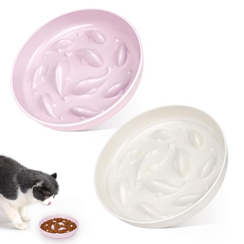 Futternapf für Katzen und kleine Hunde, Futternapf mit Fisch-Pool-Design, gesunde Ernährung, interaktiver Puzzle-Futterspender für Katzen, kleine Hunde, rutschfest, rutschfest, für Trocken- und Futternapf für Katzen und kleine Hunde, Futternapf mit Fisch-Pool-Design, gesunde Ernährung, interaktiver Puzzle-Futterspender für Katzen, kleine Hunde, rutschfest, rutschfest, für Trocken- und von tchrules