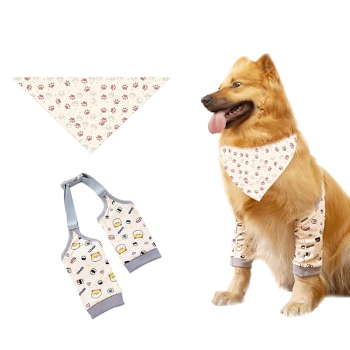 technodry Hunde-Ellenbogenpolster, 1 Stück Hundemundtuch, Hundegelenkschutz, Hundebein nach Operationen, Erholungshülse von technodry