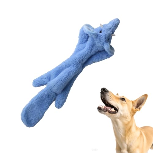 technodry Interaktives Hundespielzeug gegen Langeweile – kein Füllen, Krokodil Quietschspielzeug, blauer Elefant technodry Interaktives Hundespielzeug gegen Langeweile – kein Füllen, Krokodil Quietschspielzeug, blauer Elefant von technodry