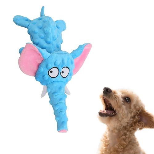 technodry Quietschendes Hundespielzeug, keine Füllung, Plüsch-Hundespielzeug für kleine, mittelgroße und große Hunde, Blau technodry Quietschendes Hundespielzeug, keine Füllung, Plüsch-Hundespielzeug für kleine, mittelgroße und große Hunde, Blau von technodry