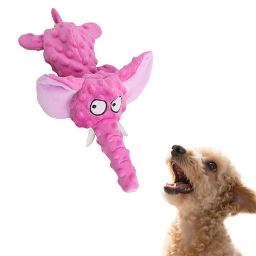 technodry Quietschendes Hundespielzeug, keine Füllung, Plüsch-Hundespielzeug für kleine, mittelgroße und große Hunde, Rosa technodry Quietschendes Hundespielzeug, keine Füllung, Plüsch-Hundespielzeug für kleine, mittelgroße und große Hunde, Rosa von technodry