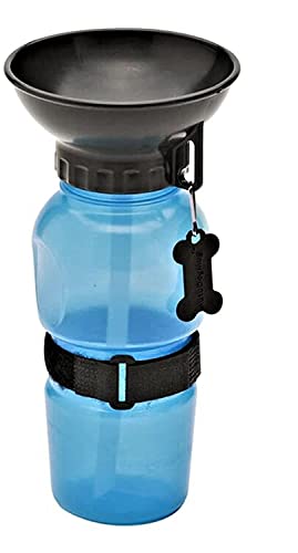tempo di saldi Tragbare Wasserflasche mit Spender für Reisenapf für Hunde und Katzen von tempo di saldi