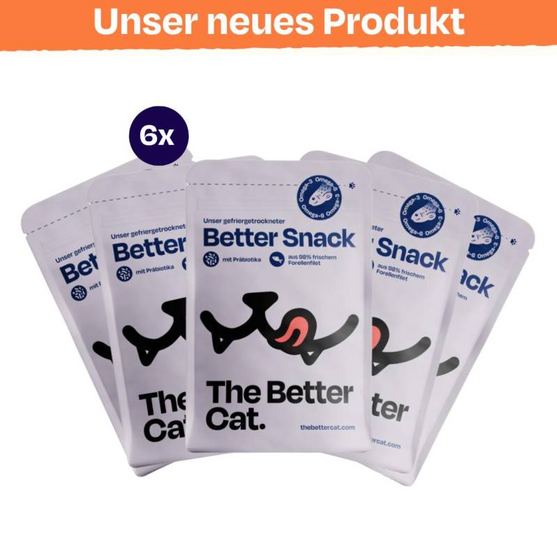 6x50g gefriergetrockneter Forellesnack von thebettercat
