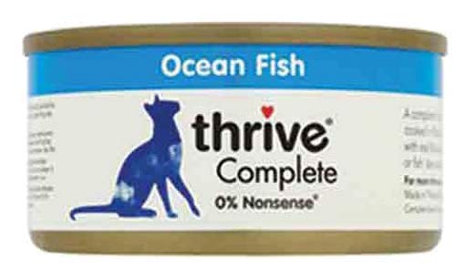 thrive Katze COMPLETE - 100% Katzenvollnahrung Ozeanfisch (12-er Pack) von thrive