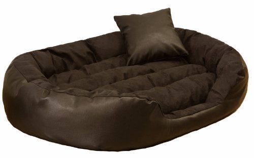 tierlando Hundebett Philip Hundesofa - Kunstleder - Velours - XL XXL XXXL - 110cm bis 170cm - Dogge, Ridgebacks 01 BRAUN - PH4-AL-01 tierlando Hundebett Philip Hundesofa - Kunstleder - Velours - XL XXL XXXL - 110cm bis 170cm - Dogge, Ridgebacks 01 BRAUN - PH4-AL-01 von tierlando