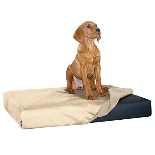 tierlando Quick-Cover Medic Matratzenschoner | 4-eckig Matratzenschoner Goofy | Pluto | Linus | Anton | Scotch (XL - 115 x 80 x 8-20 cm, 05 Creme) von tierlando