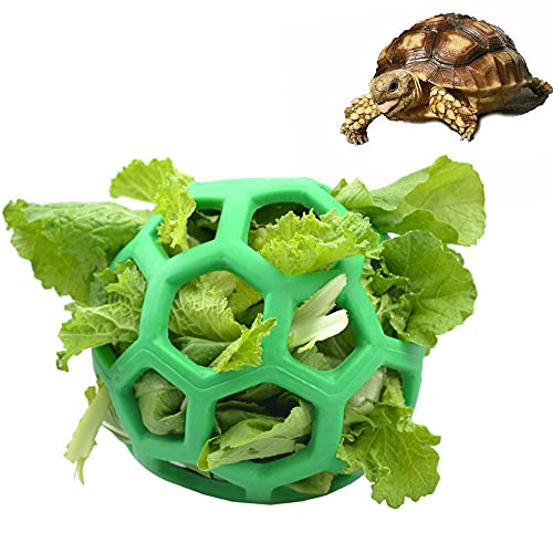 Schildkröten-Futterball für Obst, Gemüse, Leckerli-Ball für Haustier, Schildkröte von tinkare