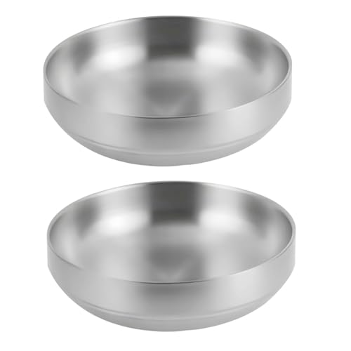 2 Stück Futternapf aus Edelstahl,13.9 * 3.4cm trinknapf Hund Edelstahl,Futternapf für Hunde und Katzen,Rutschfester Fressnapf für Hunde,Edelstahl-Haustiernäpfe für Katzen oder kleine Hunde 2 Stück Futternapf aus Edelstahl,13.9 * 3.4cm trinknapf Hund Edelstahl,Futternapf für Hunde und Katzen,Rutschfester Fressnapf für Hunde,Edelstahl-Haustiernäpfe für Katzen oder kleine Hunde von tintoke