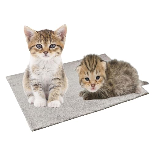 tintoke weiche Hundematte,50 * 70cm hundekissen kleine Hunde waschbar,Hundebett Waschbare Hundematte,weiche Hundematte,Geeignet für Katzen und Verschiedene kleine Hunde usw.(grau) von tintoke
