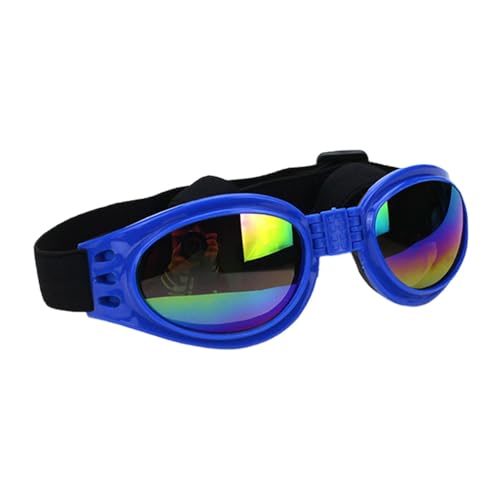tinysiry Hundesonnenbrille, Hundebrille, kleine Hunderasse, polarisiert, mit verstellbarem Riemen, UV-Schutz, Winddichte Sonnenbrille, Haustierbrille für Haustier, Fahrradfahren, Wandern, Schwimmen von tinysiry
