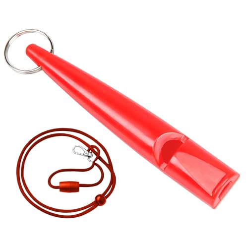 tiyiyok Hundepfeife, Erziehungshilfen für Hunde, Hundepfeife Rückruf, Hundezubehör, Hundepfeifen, Mit Trageband, Geeignet für Hundetraining, Outdoor Sport, Camping (Rot) von tiyiyok