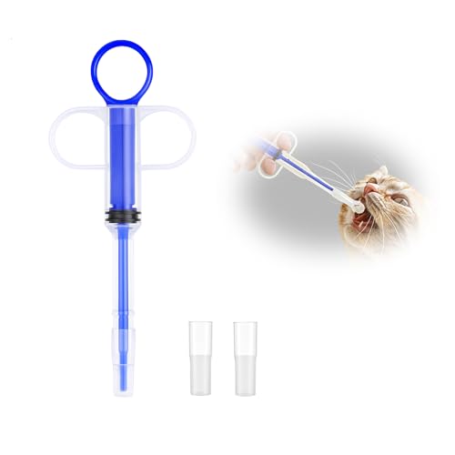 tiyiyok Tabletten Katze, Tablette Feeder, Tabletteneingeber Katze, Medikamenten Feeder Pet Pusher, Wiederverwendbare Spritze Tabletteneingeber, für Katzen, Kleine Hunde Kleine Haustiere von tiyiyok