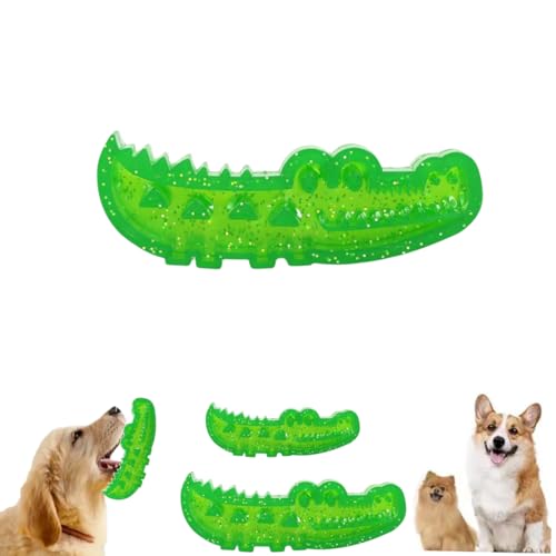 Slow Feed Chew and Fetch Crocodile, Dog Slow Feeder Puzzle Toy, Alligator Treat Dispensing Dog Toys Keep Them Busy, Cute Chew Toys Alligator for Snack Stash & Play, Chewing Training von tkerinse