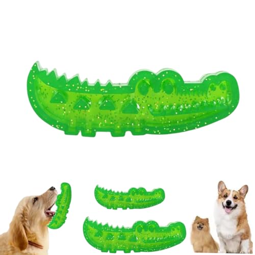 Slow Feed Chew and Fetch Crocodile, Dog Slow Feeder Puzzle Toy, Alligator Treat Dispensing Dog Toys Keep Them Busy, Cute Chew Toys Alligator for Snack Stash & Play, Chewing Training von tkerinse