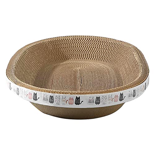 Kratzbrett für Katzen, 2in1 Oval Cat Scratcher Bed For Indoor Cats Cat Scratch, High Density Durable Cat Scratching Board, Cat Scratching Lounge Bed For Furniture Protection Kratzbrett für Katzen, 2in1 Oval Cat Scratcher Bed For Indoor Cats Cat Scratch, High Density Durable Cat Scratching Board, Cat Scratching Lounge Bed For Furniture Protection von tongfeng