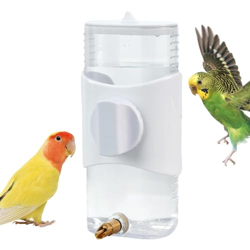 Sittich Wasserspender - Automatischer Vogelfutterspender - Papageienfutterspender Wasserspender für Vögel, Große Kapazität Vogelbewässerungsbedarf, Vogelkäfig Wasserspender Tongfeng von tongfeng
