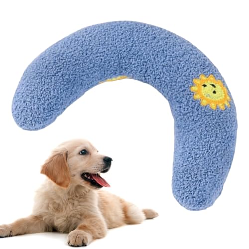 tongfeng Beruhigendes Kissen für kleine Hunde, U-Form, weiches flauschiges Katzenkissen, ultraweiches, flauschiges Haustier-Beluhigungsspielzeug, halbes Donut-Kuscheltier zur Gelenkentlastung, tongfeng Beruhigendes Kissen für kleine Hunde, U-Form, weiches flauschiges Katzenkissen, ultraweiches, flauschiges Haustier-Beluhigungsspielzeug, halbes Donut-Kuscheltier zur Gelenkentlastung, von tongfeng