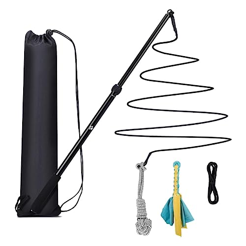 tongfeng Hunde-Teasing Stick, Teleskop-Kätzchen-Spielzeug, tragbarer Welpen-Jagdschwanz, interaktives Spielzeug, interaktives Katzenspielzeug für Kätzchen, Welpen, Katzen, Haustier, drinnen tongfeng Hunde-Teasing Stick, Teleskop-Kätzchen-Spielzeug, tragbarer Welpen-Jagdschwanz, interaktives Spielzeug, interaktives Katzenspielzeug für Kätzchen, Welpen, Katzen, Haustier, drinnen von tongfeng