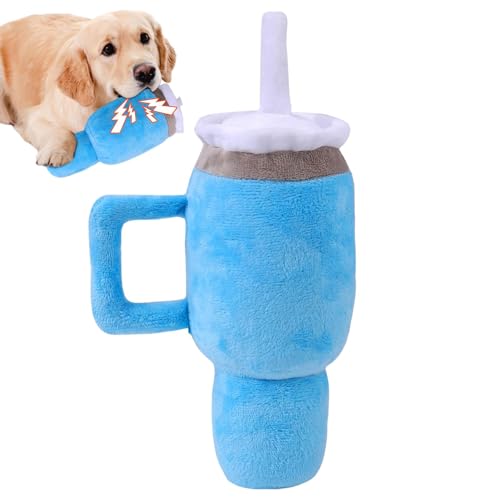 tongfeng Quietschendes Spielzeug für Haustiere, Stofftiere für Spaß und weiches Plüsch-Quietschspielzeug mit integriertem Quietscher für kleine, mittelgroße und große Hunde tongfeng Quietschendes Spielzeug für Haustiere, Stofftiere für Spaß und weiches Plüsch-Quietschspielzeug mit integriertem Quietscher für kleine, mittelgroße und große Hunde von tongfeng