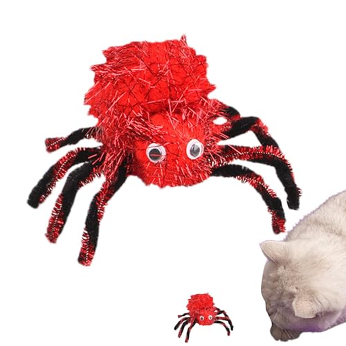 tongfeng Spielzeugspinnen für Kinder, weiches Spinnenspielzeug - Lebendiges Spinnenspielzeug aus weichem Stahl für Kinder | Streich-Requisite für Katzenspielzeug, farbenfrohes, multifunktionales von tongfeng