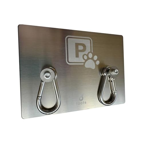 toots – Hundeparkplatz aus Edelstahl für die Wand (15x20 cm) mit “Pet Parking”-Schild, doppelte robuste Aufhängung für Außenbereich, ideal für Geschäfte, sicher zum Anleinen von Hunden toots – Hundeparkplatz aus Edelstahl für die Wand (15x20 cm) mit “Pet Parking”-Schild, doppelte robuste Aufhängung für Außenbereich, ideal für Geschäfte, sicher zum Anleinen von Hunden von toots
