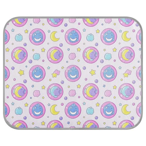Caroon Moon kühlendes Hundebett, für den Sommer, selbstkühlend, für Tiere, draußen, Katze, abnehmbar, Camas Frias Para, Perros, M von tplaotee