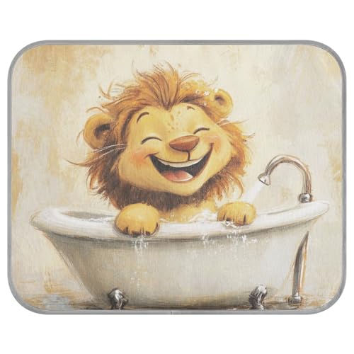 Cartoon-Löwen-Badewanne, Sommer, kühlende Haustierunterlage, selbstkühlende Katzendecke für drinnen und draußen, bequem, esterilla refrescante para Perros M Cartoon-Löwen-Badewanne, Sommer, kühlende Haustierunterlage, selbstkühlende Katzendecke für drinnen und draußen, bequem, esterilla refrescante para Perros M von tplaotee
