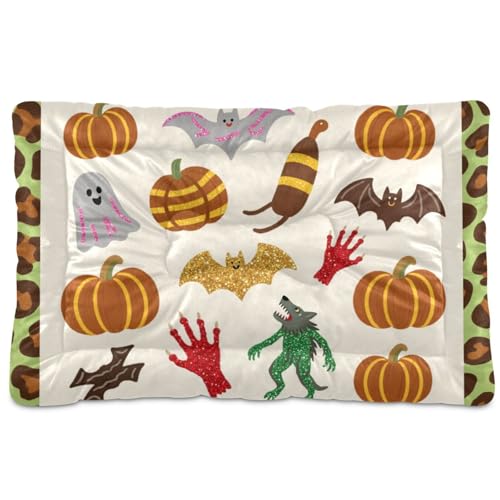 Hundebett, waschbar, weich, rutschfest, für große Jumbo, mittelgroße und kleine Hunde, 91,4 x 61 cm, Braun von tplaotee