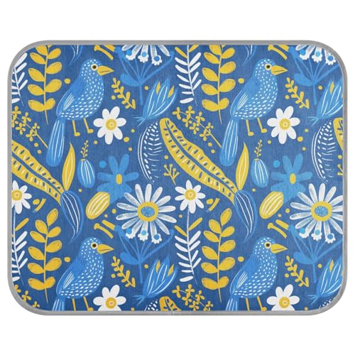 Kühlende Gelmatte für Hunde, selbstkühlend, für den Außenbereich, für Kaninchen, Katzen, Innenbereich, faltbar, Esterilla, Refrescante para Perros, Größe M, Aquarell-Tiermotiv, Blau Kühlende Gelmatte für Hunde, selbstkühlend, für den Außenbereich, für Kaninchen, Katzen, Innenbereich, faltbar, Esterilla, Refrescante para Perros, Größe M, Aquarell-Tiermotiv, Blau von tplaotee