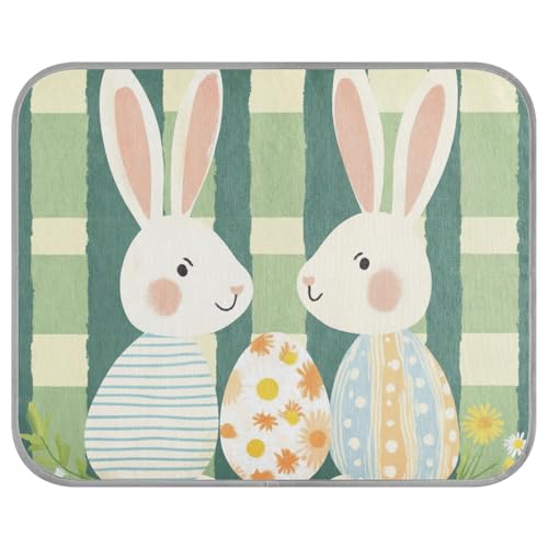 Kühlmatte für Hunde, Motiv: niedliche Kaninchen, für den Sommer, selbstkühlend, für Hunde, Katzen, Outdoor-Tapete, erfrischend, Größe M von tplaotee