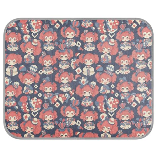 Niedliche blaue und rote Puppe, kühlende Sommerdecke, selbstkühlende Decke für Hunde für den Innenbereich, bequem, Cama Fria para perro M Niedliche blaue und rote Puppe, kühlende Sommerdecke, selbstkühlende Decke für Hunde für den Innenbereich, bequem, Cama Fria para perro M von tplaotee
