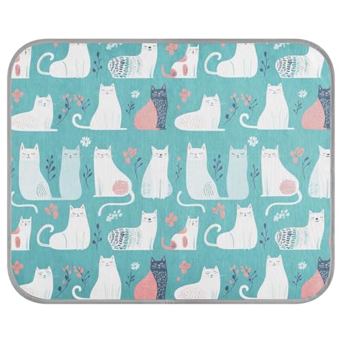 Sweet American Curlcats kühlende selbstkühlende Katzendecken für den Sommer, für den Sommer, für den Sommer, für den Innenbereich, für Haustiere, Reisen, waschbares Klebeband, Frio para Perros, Größe Sweet American Curlcats kühlende selbstkühlende Katzendecken für den Sommer, für den Sommer, für den Sommer, für den Innenbereich, für Haustiere, Reisen, waschbares Klebeband, Frio para Perros, Größe von tplaotee