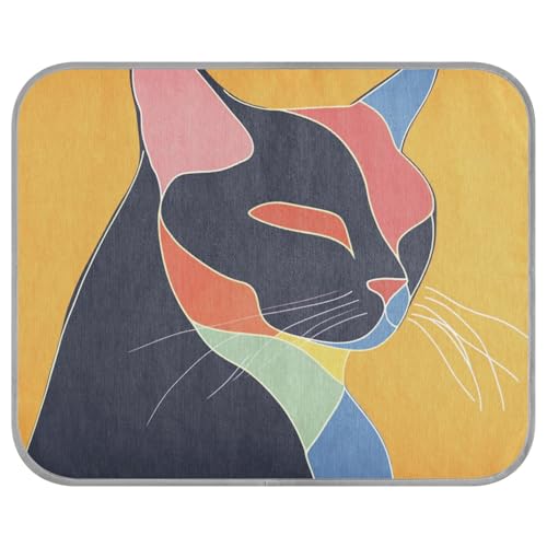 tplaotee Abstrakte Katze, einfache Linien, Sommer, kühlend, selbstkühlendes Bett für draußen, für Kätzchen, Innenbereich, wasserdicht, Camas Frias Para, Perros, M tplaotee Abstrakte Katze, einfache Linien, Sommer, kühlend, selbstkühlendes Bett für draußen, für Kätzchen, Innenbereich, wasserdicht, Camas Frias Para, Perros, M von tplaotee