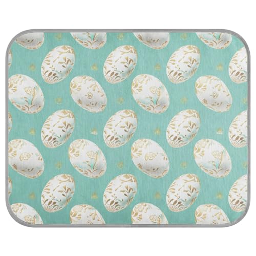 tplaotee Blaue Ostereier, goldene Linien, Sommer-Kühlmatten für große Hunde, selbstkühlend, Outdoor-Haustierbett für Hunde, Outdoor, Haustier, faltbar, Esterilla, Refrescante para Perros M tplaotee Blaue Ostereier, goldene Linien, Sommer-Kühlmatten für große Hunde, selbstkühlend, Outdoor-Haustierbett für Hunde, Outdoor, Haustier, faltbar, Esterilla, Refrescante para Perros M von tplaotee