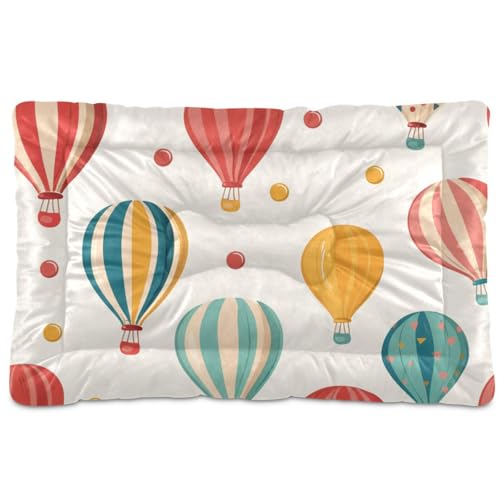 tplaotee Bunte Ballon-Matratze, waschbar, weich, rutschfest, für mittelgroße und große Hunde, 91,4 x 61 cm von tplaotee