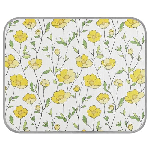 tplaotee Buttercup Simple Line Art Sommer-Kühlkissen für Hunde, selbstkühlendes Pad für Katzen, Outdoor, nicht elektrisch, Mantas frías para Perros M von tplaotee