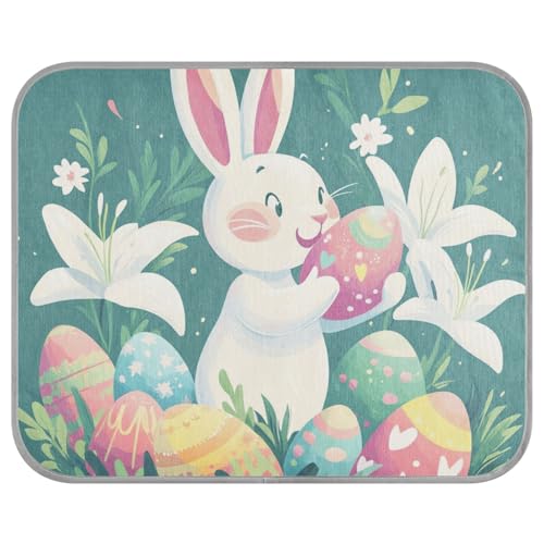 tplaotee Cartoon-Osterhase, buntes Osterei, Sommer-Kühlkissen für Katzen, selbstkühlende Hundebox für Kaninchen, schlafendes Haustier, Sommer-Tapete, erfrischend, Para Mascotas M tplaotee Cartoon-Osterhase, buntes Osterei, Sommer-Kühlkissen für Katzen, selbstkühlende Hundebox für Kaninchen, schlafendes Haustier, Sommer-Tapete, erfrischend, Para Mascotas M von tplaotee