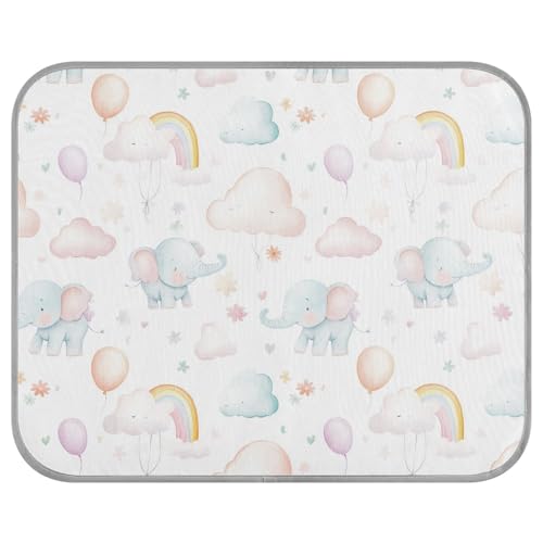 tplaotee Dreamy Childish Cute Elephants Summer Dog Cooling Mat Gel Self Cooling Cat Bed for Puppy Cozy Sleeping Unique Tapete Frio para Perros M tplaotee Dreamy Childish Cute Elephants Summer Dog Cooling Mat Gel Self Cooling Cat Bed for Puppy Cozy Sleeping Unique Tapete Frio para Perros M von tplaotee