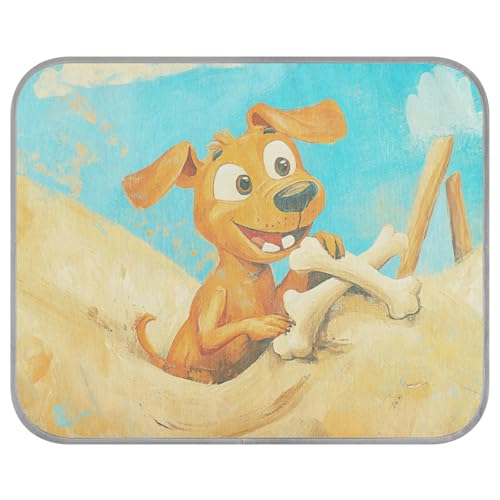 tplaotee FUUNY Hundeknochen, Sommer-Kühlkissen für Hunde, selbstkühlende Decke für Hunde, Welpen, Katzen, Outdoor, waschbar, Cama Fria para perro, M von tplaotee